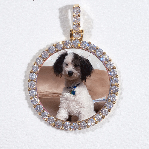 3D CIRCLE CUSTOM PICTURE PENDANT SMALL SIZE