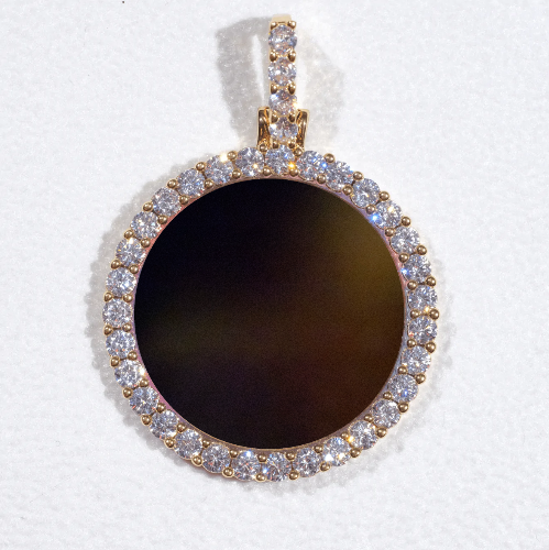 3D CIRCLE CUSTOM PICTURE PENDANT SMALL SIZE