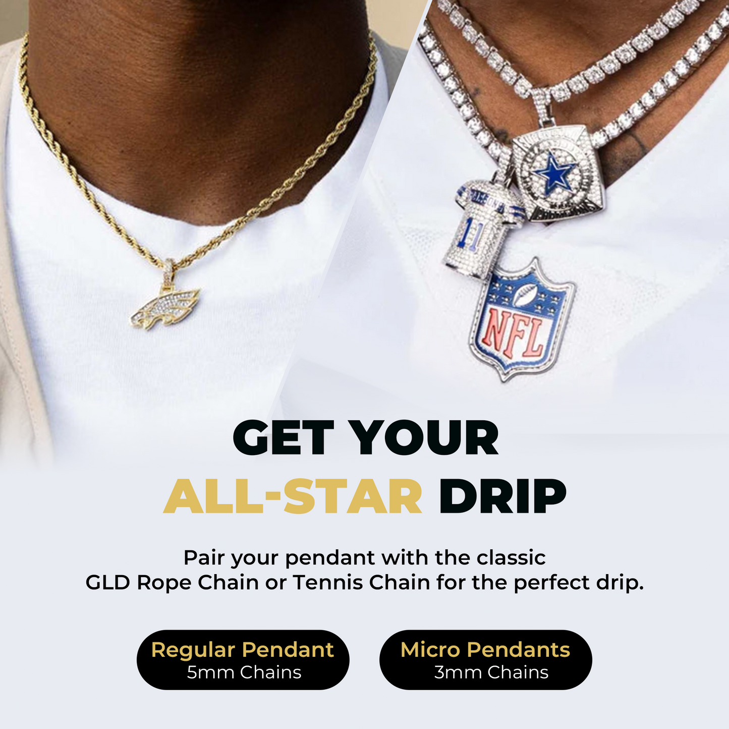 Dallas Cowboys Official NFL Helmet Pendant