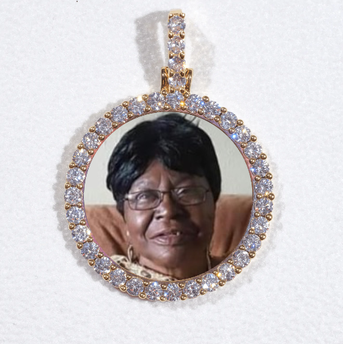 3D CIRCLE CUSTOM PICTURE PENDANT SMALL SIZE