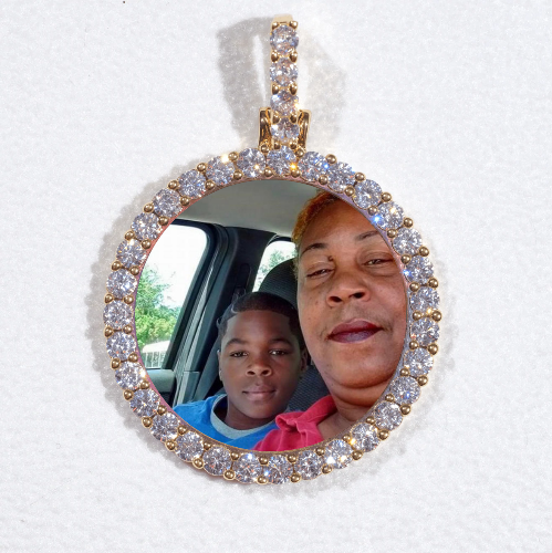 3D CIRCLE CUSTOM PICTURE PENDANT SMALL SIZE