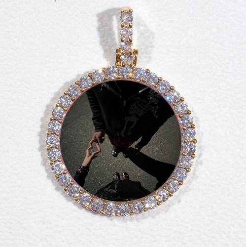 3D CIRCLE CUSTOM PICTURE PENDANT SMALL SIZE