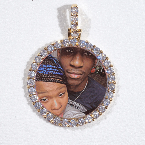 3D CIRCLE CUSTOM PICTURE PENDANT SMALL SIZE