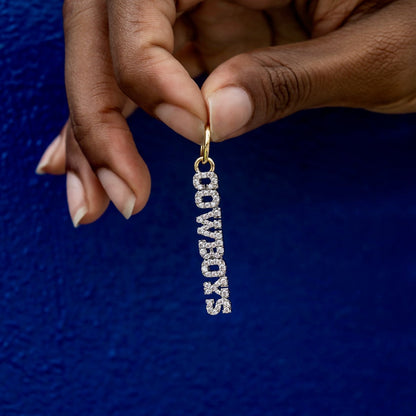 Dallas Cowboys Official NFL Wordmark Pendant