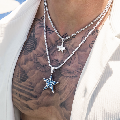 Dallas Cowboys Official NFL Micro Logo Pendant