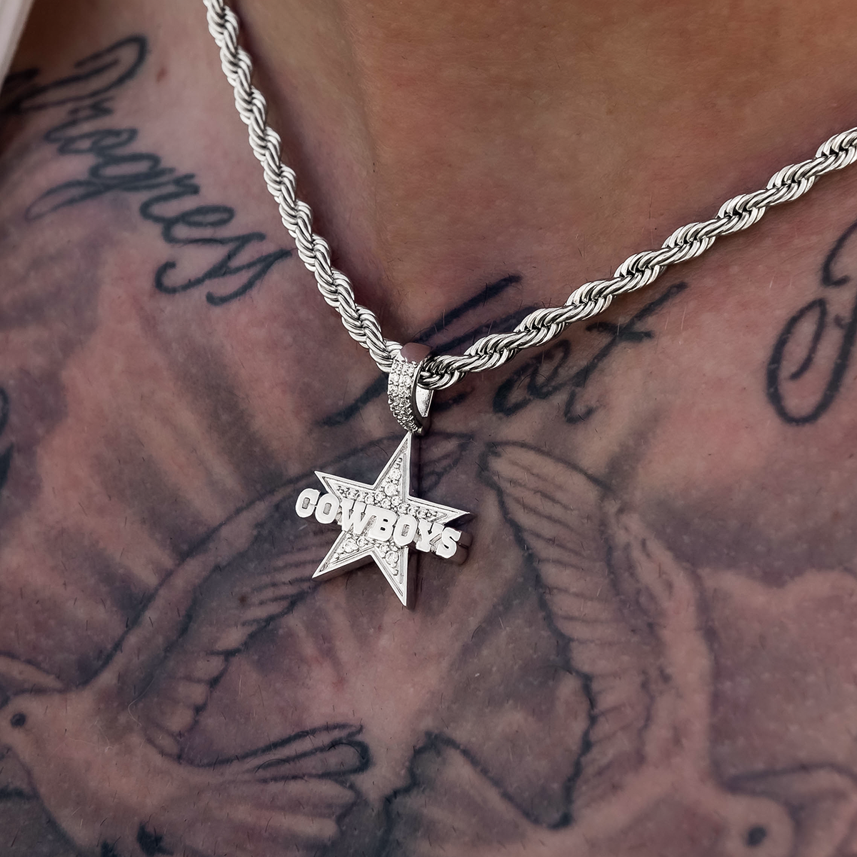 Dallas Cowboys Official NFL Micro Logo Pendant