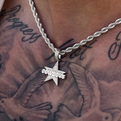 Dallas Cowboys Official NFL Micro Logo Pendant