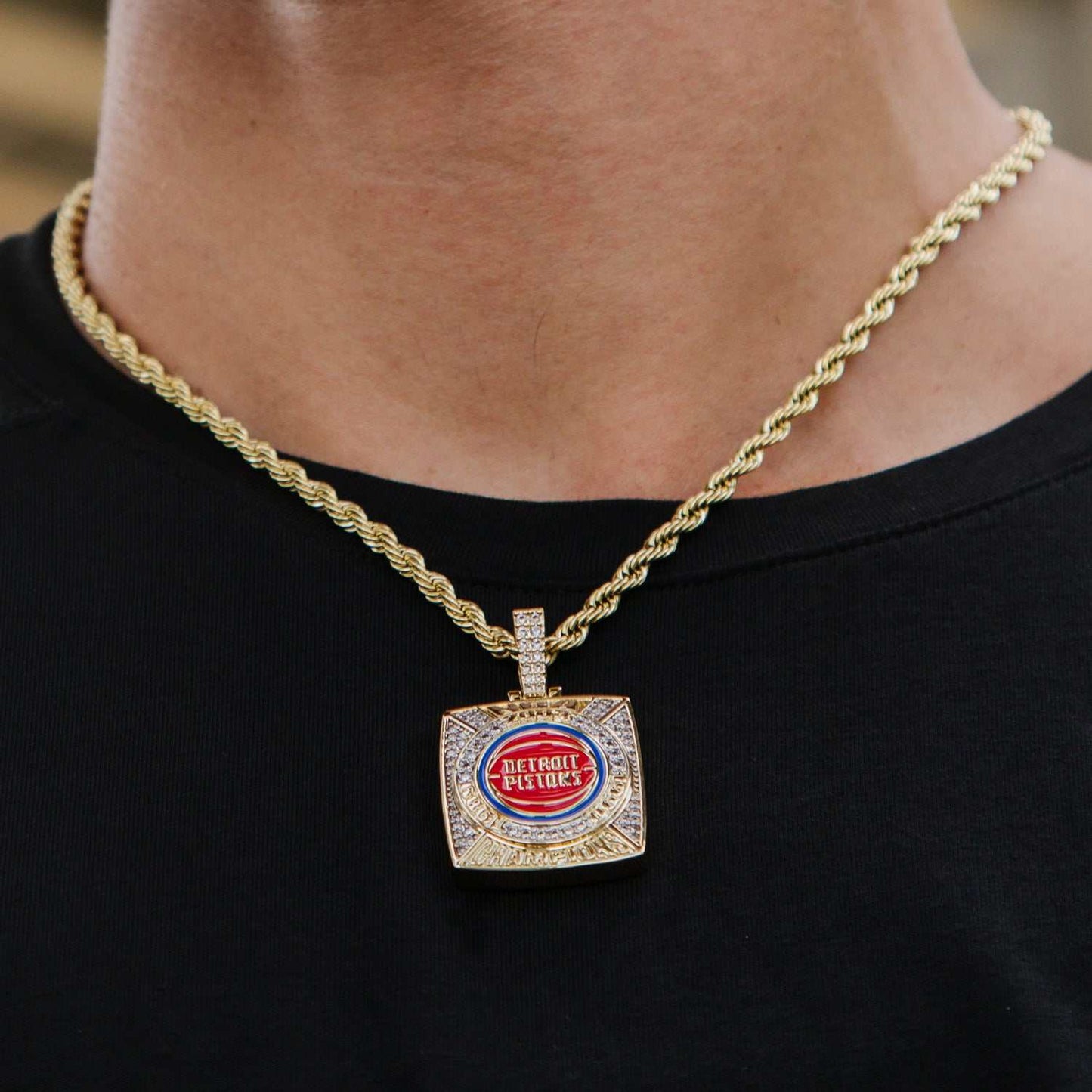 Detroit Pistons Official NBA Championship Pendant
