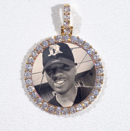 3D CIRCLE CUSTOM PICTURE PENDANT SMALL SIZE