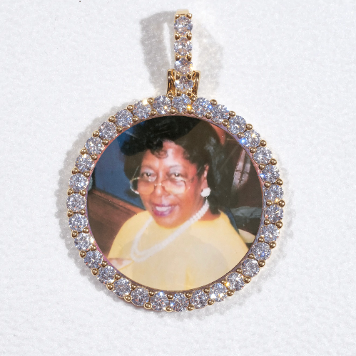 3D CIRCLE CUSTOM PICTURE PENDANT SMALL SIZE