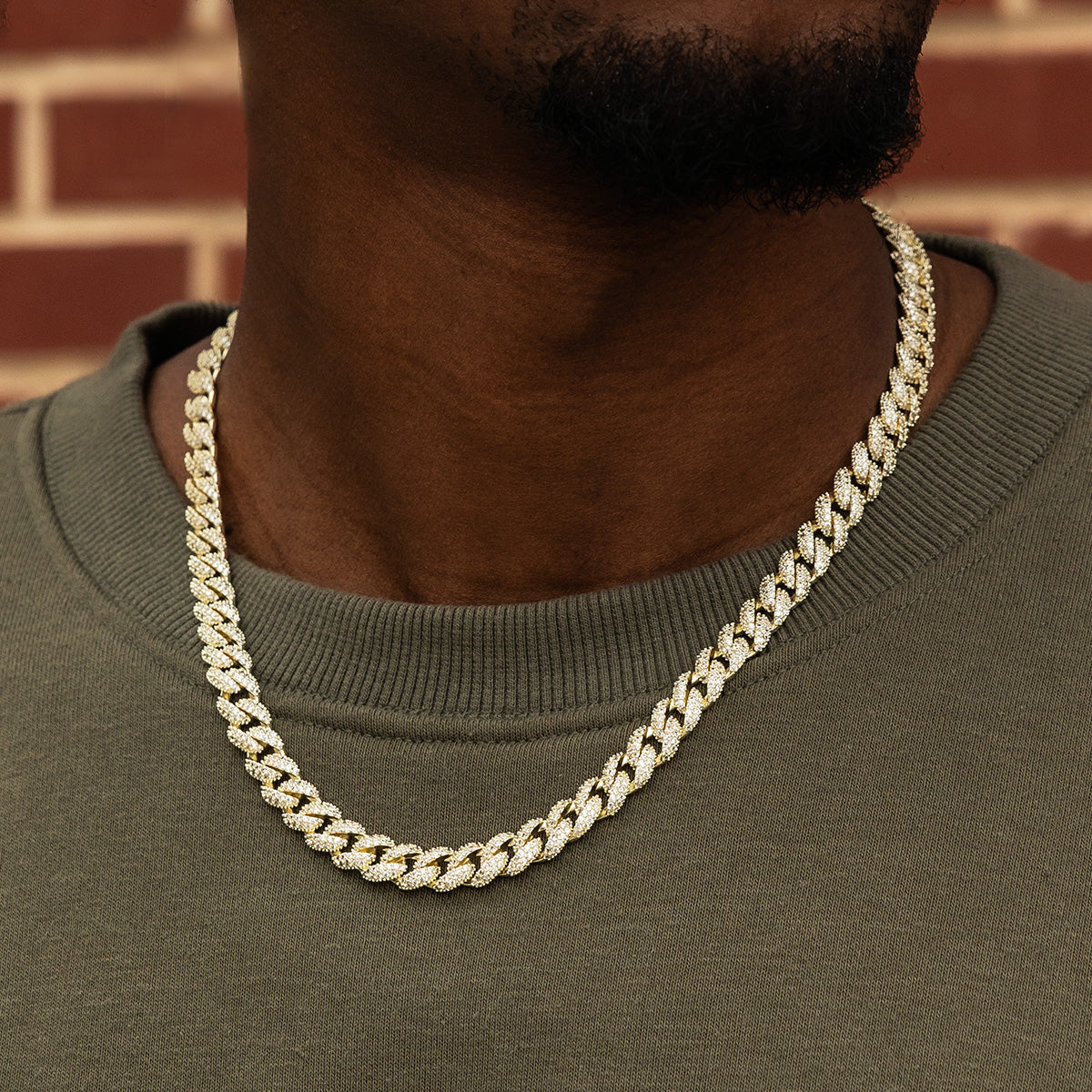 Diamond Cuban Chain + Bracelet Bundle in Yellow Gold - 8.5mm