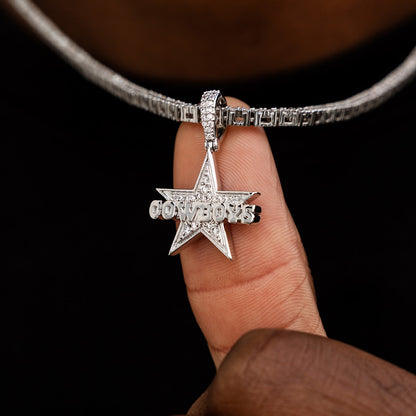 Dallas Cowboys Official NFL Micro Logo Pendant