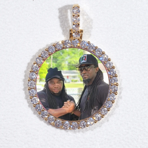3D CIRCLE CUSTOM PICTURE PENDANT SMALL SIZE
