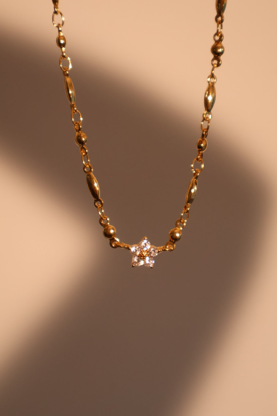 18K Real Gold Plated Starlight Bloom Necklace