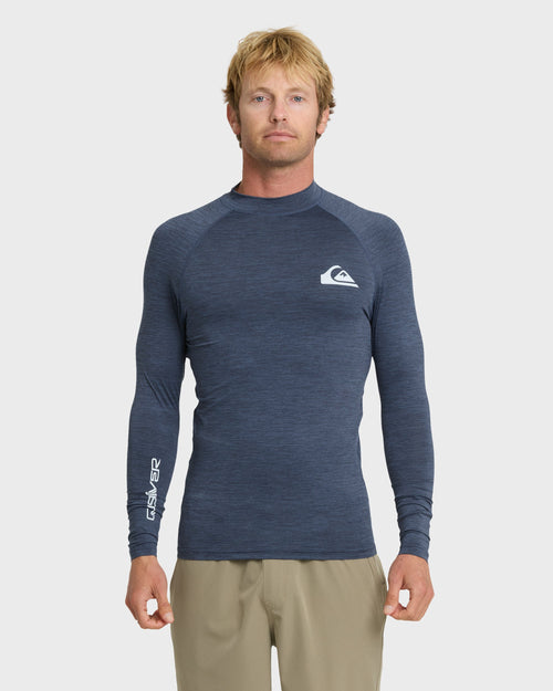Everyday Upf 50 Long Sleeve Rashguard - Vintage Indigo Heather
