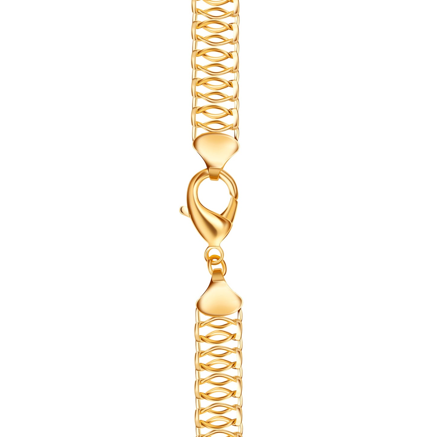 18K Gold Plated Mesh Necklace
