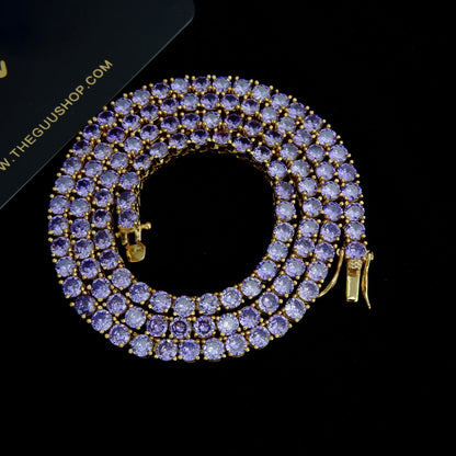 2020 New 4mm Multicolor Iced Tennis Chain