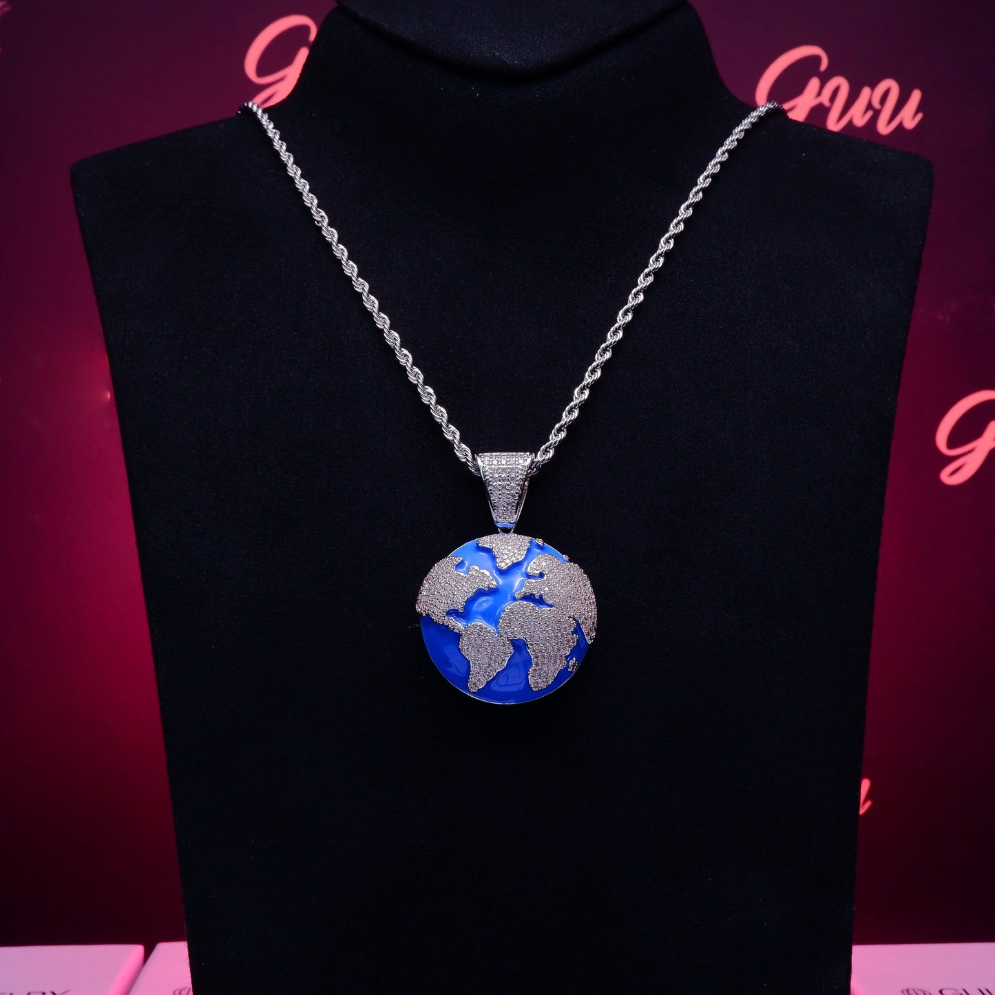 2020 18K Gold-Plated Earth Pendant
