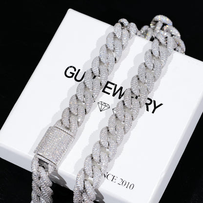 15mm 5-Row Iced Cuban Chain