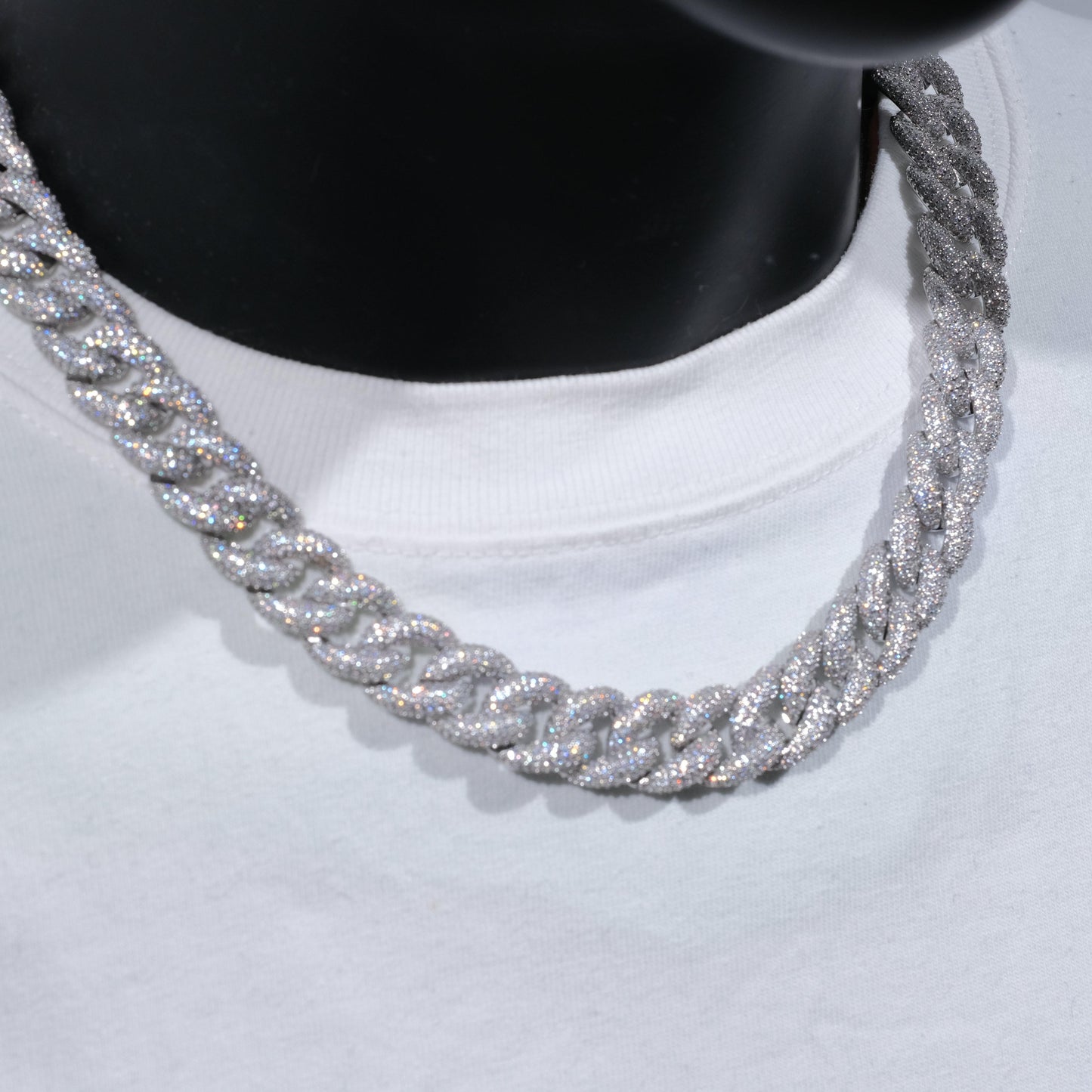 15mm 5-Row Iced Cuban Chain