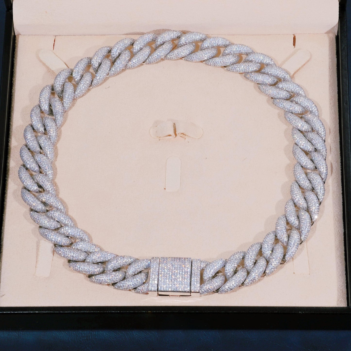 18mm 5-Row Iced Cuban Chain