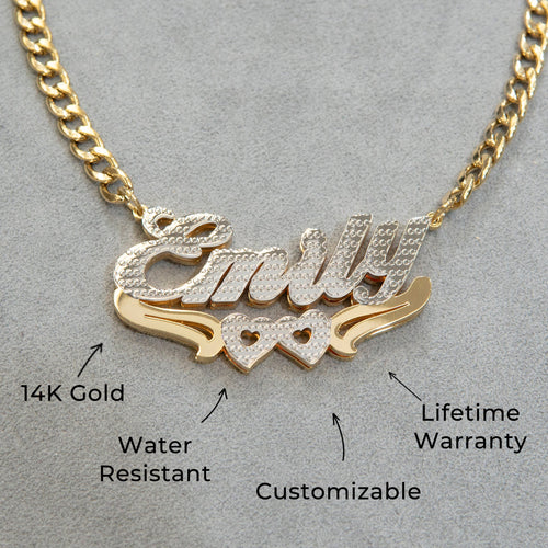 Women Jewelry - Gold Name Necklace | Style # N43