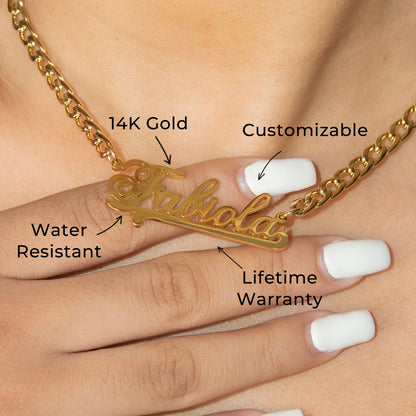 Women Jewelry - Gold Name Necklace | Style # N23