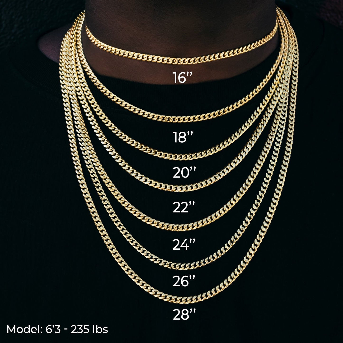 Crucifix Pendant + 2MM Rope Chain Bundle in Yellow Gold