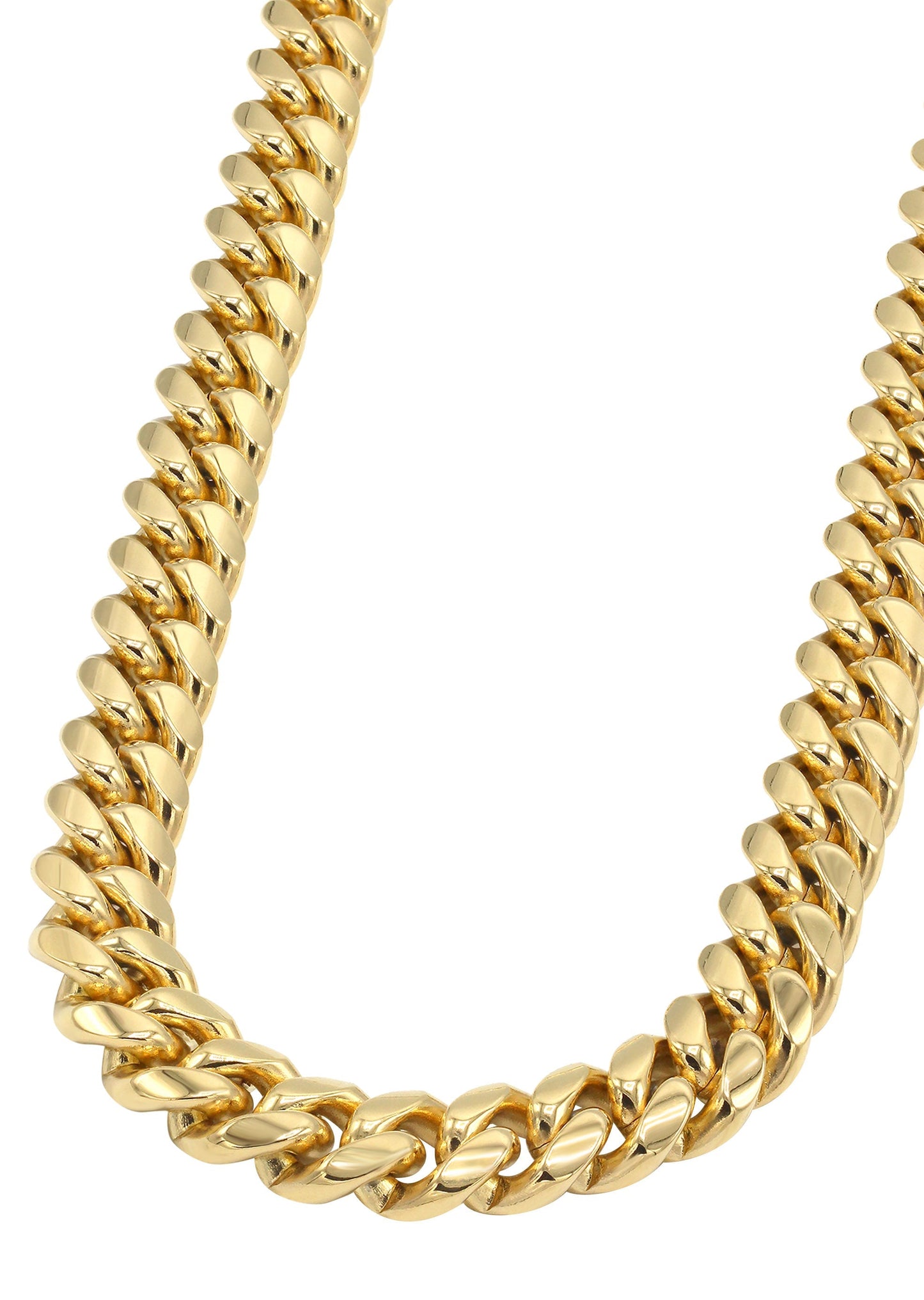 Solid Miami Cuban Link Chain