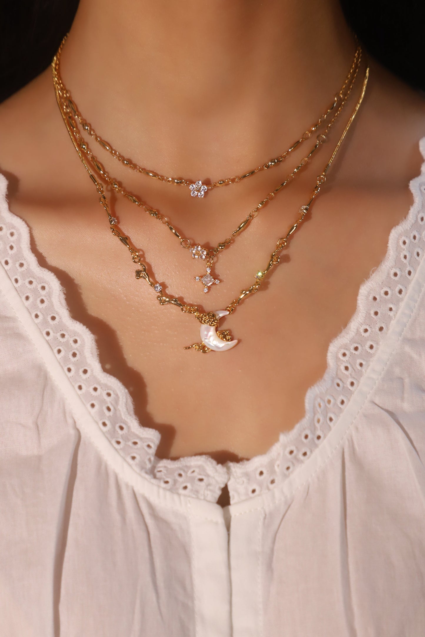 Starlight Moon Necklace Bundle