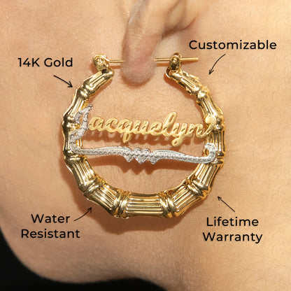 Women Jewelry - 14K Gold Hoop Earrings | Style # E03