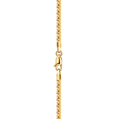 18k Gold Plated Miami Cuban Necklace 3mm Thick