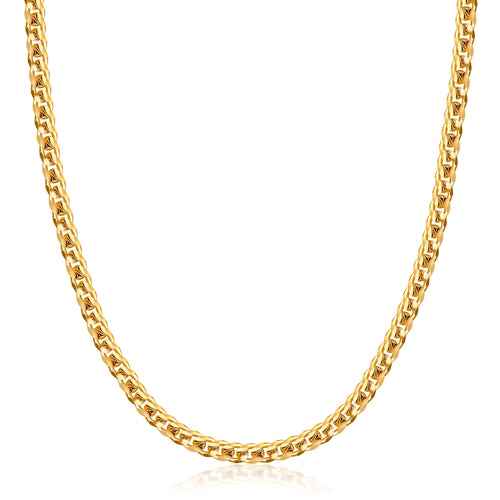18k Gold Plated Miami Cuban Necklace 4mm Thick