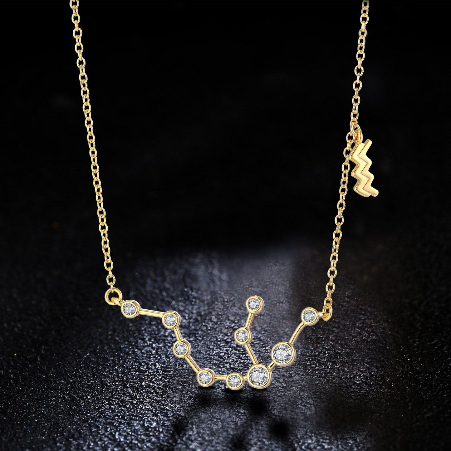 18K Gold Plated Zodiac Constellation Necklace