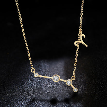 18K Gold Plated Zodiac Constellation Necklace