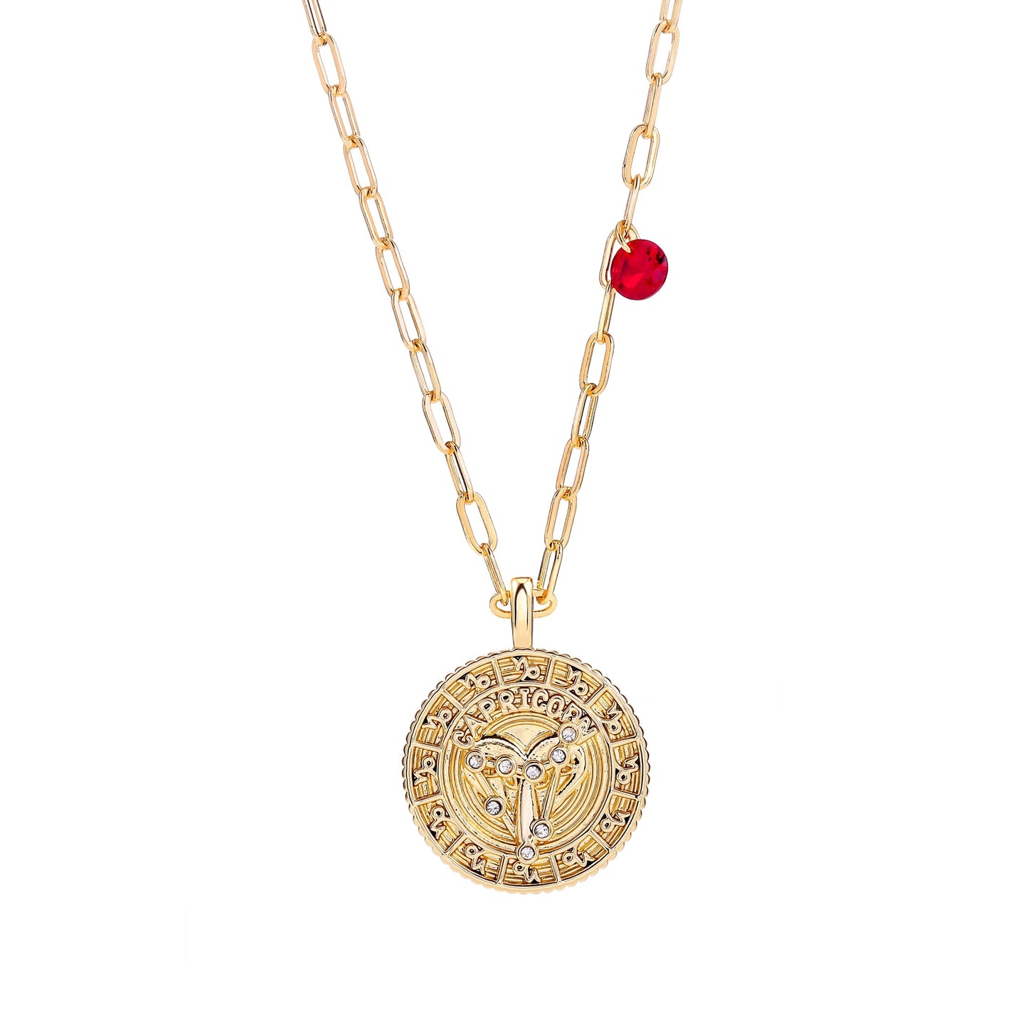 18K Gold Plated Zodiac Birth Coin