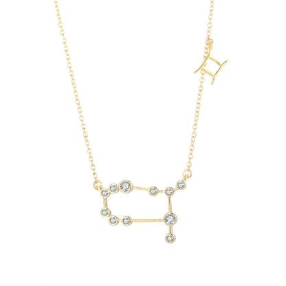 18K Gold Plated Zodiac Constellation Necklace