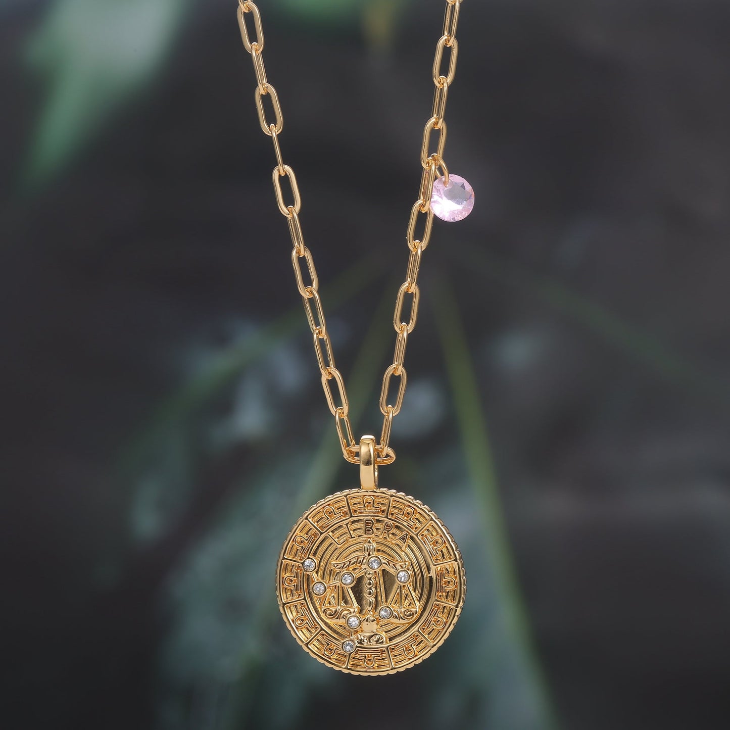 18K Gold Plated Zodiac Birth Coin
