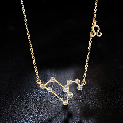 18K Gold Plated Zodiac Constellation Necklace