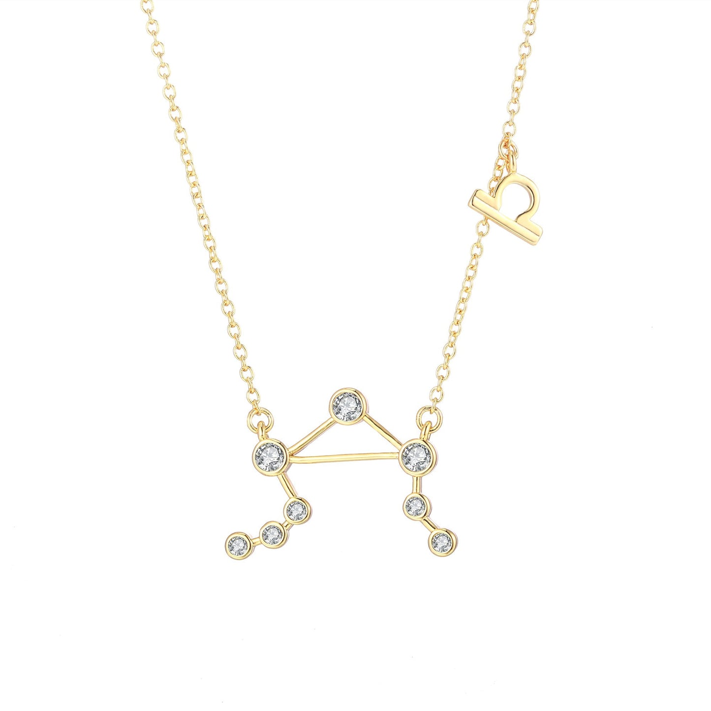 18K Gold Plated Zodiac Constellation Necklace