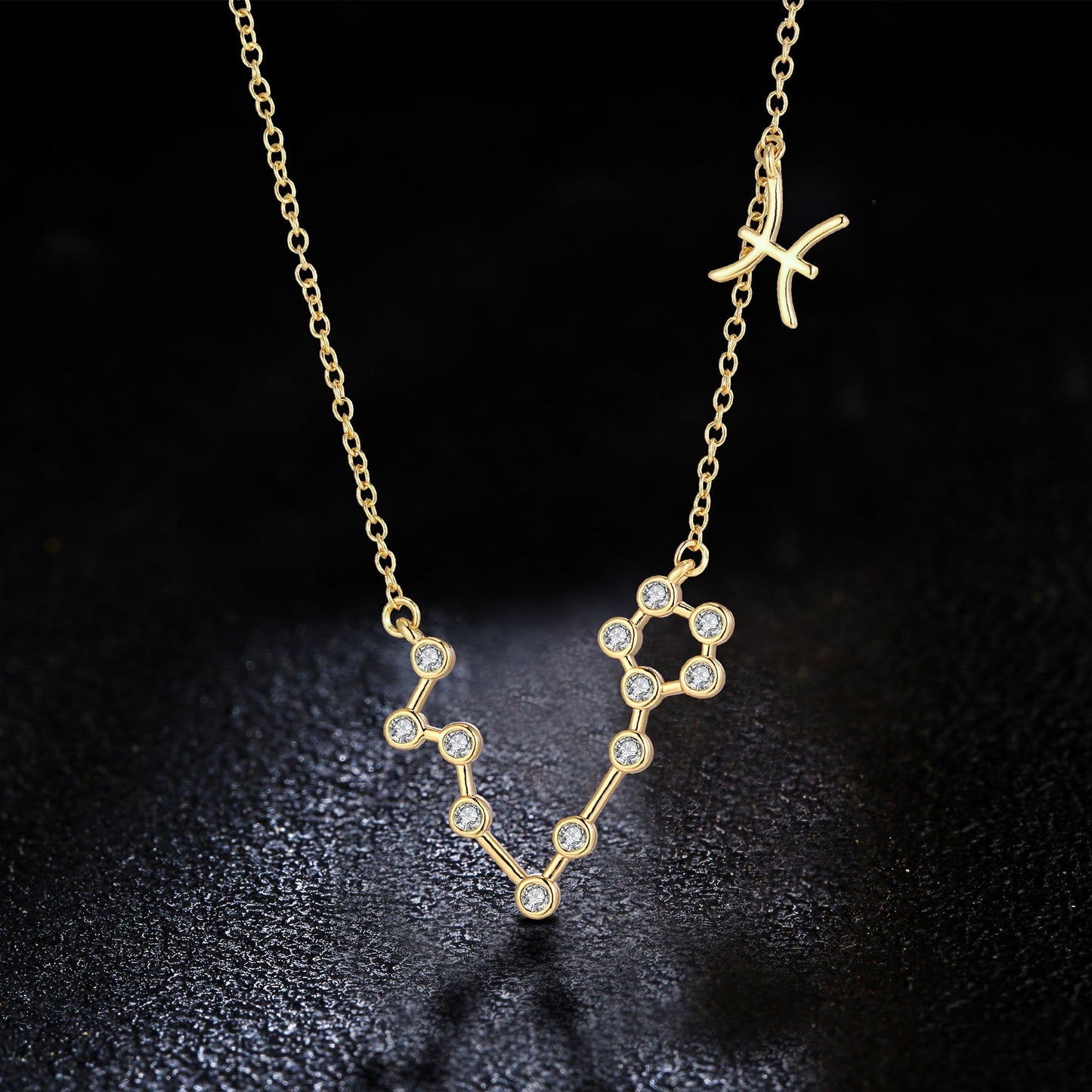18K Gold Plated Zodiac Constellation Necklace
