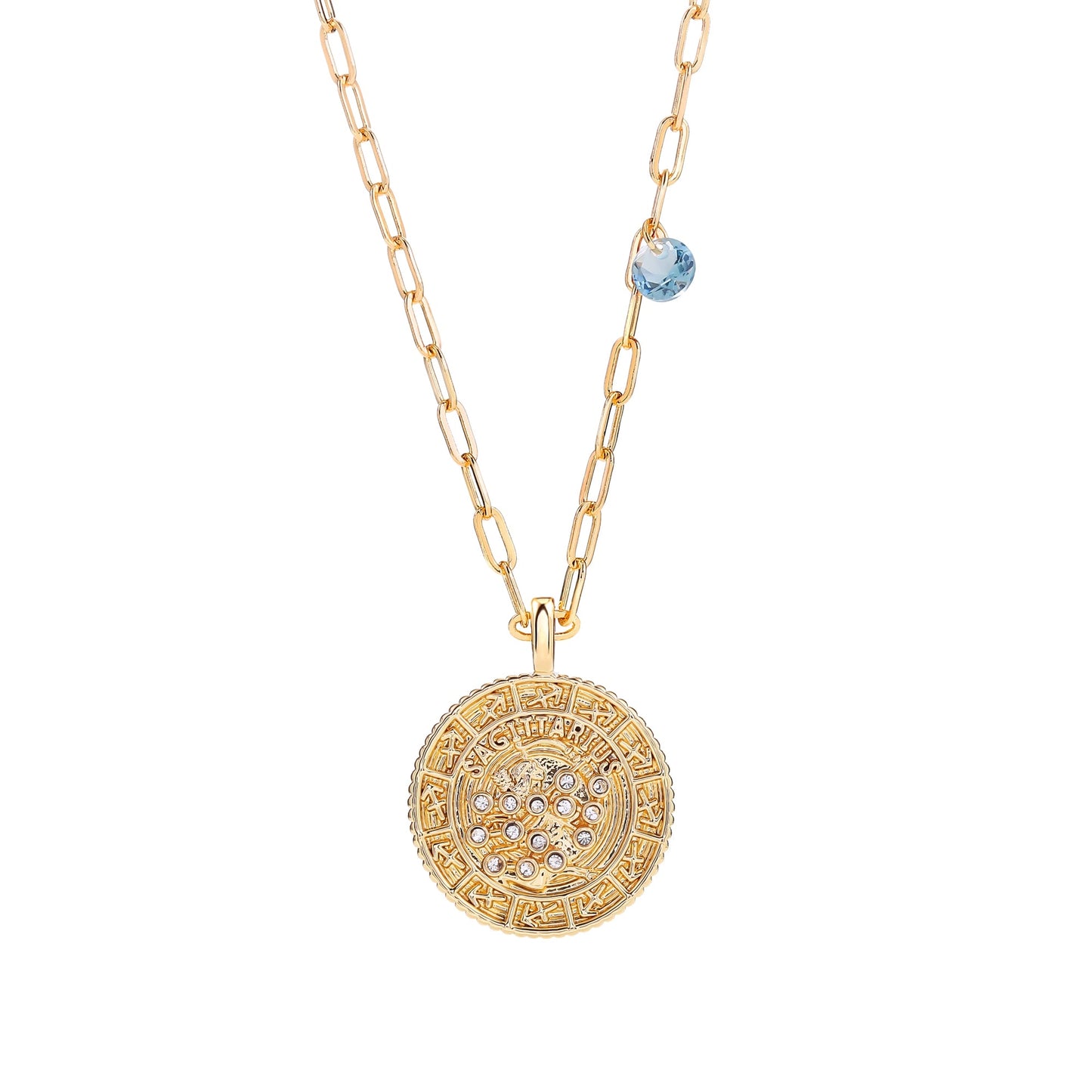 18K Gold Plated Zodiac Birth Coin