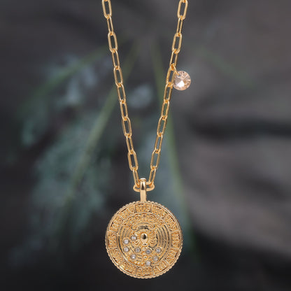 18K Gold Plated Zodiac Birth Coin