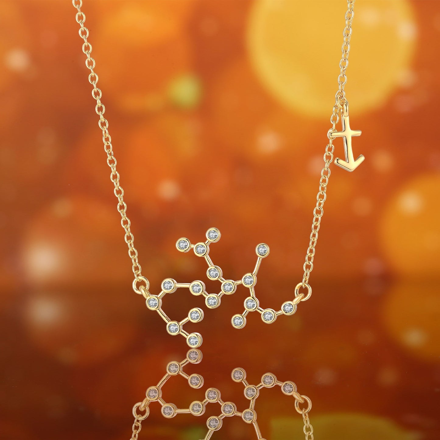 18K Gold Plated Zodiac Constellation Necklace