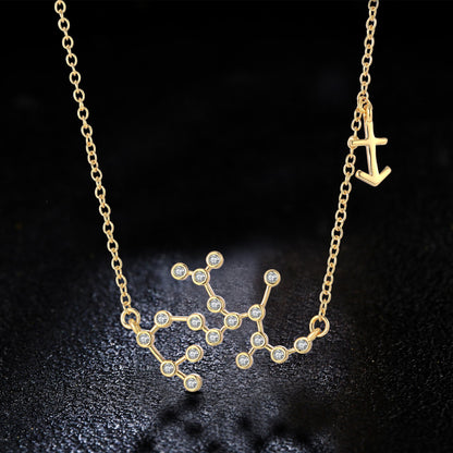 18K Gold Plated Zodiac Constellation Necklace