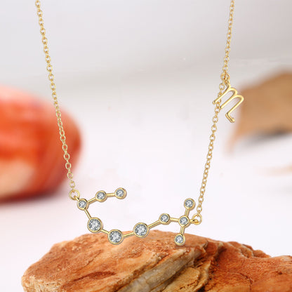 18K Gold Plated Zodiac Constellation Necklace