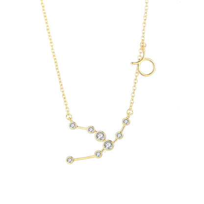 18K Gold Plated Zodiac Constellation Necklace