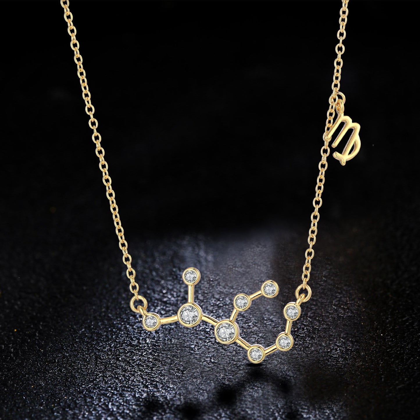 18K Gold Plated Zodiac Constellation Necklace