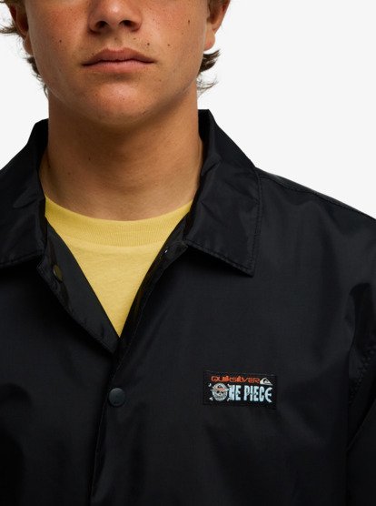 One Piece Coach Water-Repellent Jacket - Black