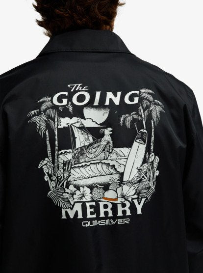 One Piece Coach Water-Repellent Jacket - Black